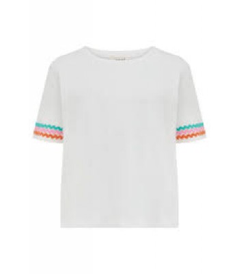 Sugarhill Brighton Shelby Boxy T-Shirt/Ric Rac Trim SS26 